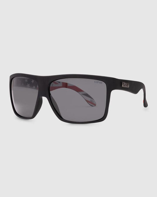 Image of Sunglasses. Product name - Liive Holy 4 Polarized Sunglasses Oz Matt Black in Oz Matt Black colour by brand - Liive