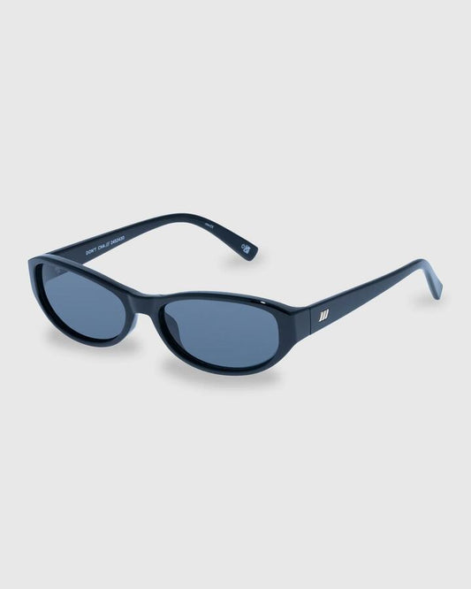 Image of Sunglasses. Productname: Le Specs Dont Cha Round Sunglasses Black - in Black colour by brand - Le Specs
