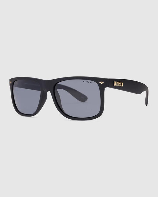 Image of Sunglasses. Productname: Liive El Capitan Polarized Sunglasses Matt Black - in Matt Black colour by brand - Liive