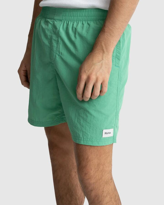 Image of Swimwear. Productname: Rhythm - Mens Mod Sport Jam Boardshorts - Sea Green - in Sea Green colour by brand - Rhythm