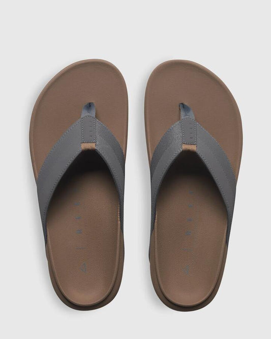 Image of Sandals. Productname: Reef - Mens Raglan Thongs - Fossil / Grey - in Fossil / Grey colour by brand - Reef