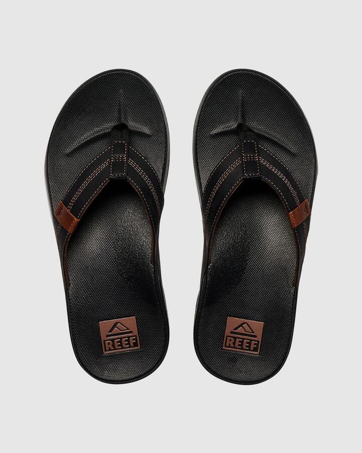 Image of Sandals. Productname: Reef - Mens Cushion Phantom Thongs - Coffee Black - in Coffee Black colour by brand - Reef