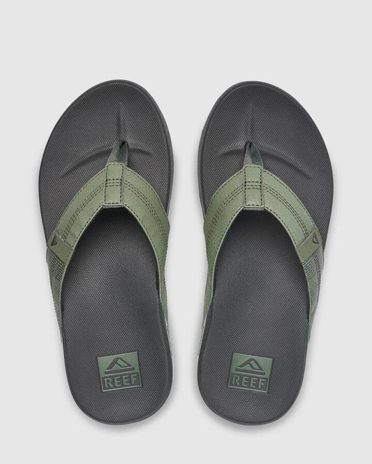 Image of Sandals. Productname: Reef - Mens Cushion Phantom Thongs - Olive - in Olive colour by brand - Reef