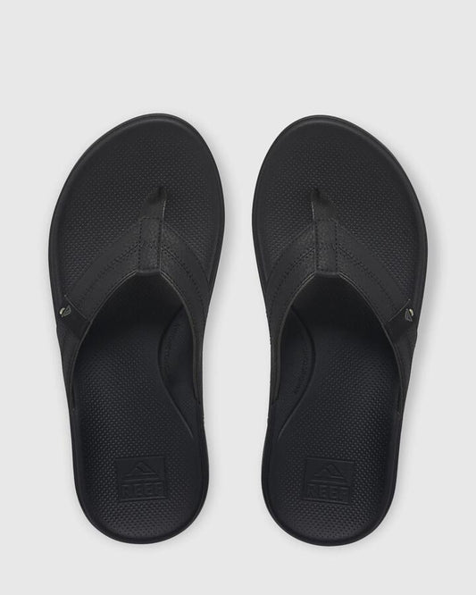 Image of Chair & Sofa Cushions. Product name - Reef Mens Cushion Phantom 2.0 Thongs Black in Black colour by brand - Reef