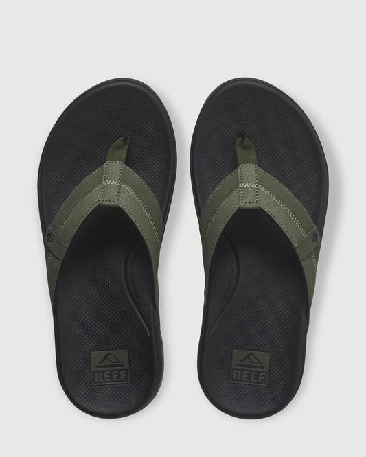 Image of Sandals. Productname: Reef Mens Cushion Phantom 2.0 Thongs Olive - in Olive colour by brand - Reef