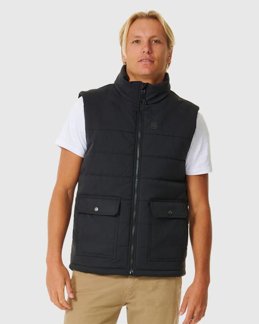 Image of Coats & Jackets. Productname: Rip Curl - Mens Anti Series Ridge Vest - Black - in Black colour by brand - Rip Curl