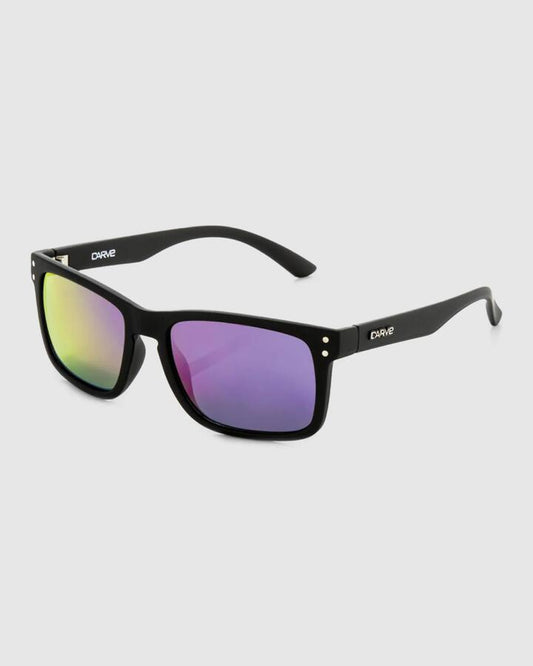Image of Sunglasses. Productname: Carve Goblin Square Sunglasses Black Re - in Black Re colour by brand - Carve