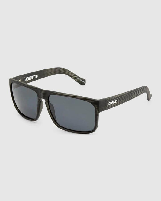 Image of Sunglasses. Productname: Carve - Vendetta Square Sunglasses - Grey Trans - in Grey Trans colour by brand - Carve