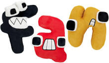 Image of Action Figures. Product name - Alphabet Lore Collectible Plush in colour by brand - Toymate