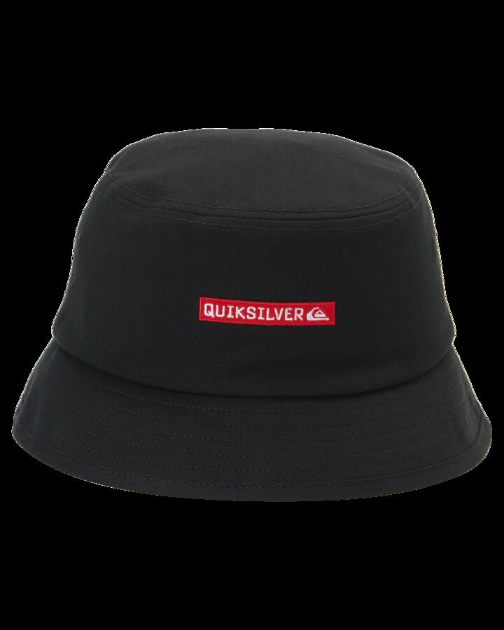 Image of Hats. Product name - Quiksilver Boys 8-16 Dna Clicker Bucket Hat Black in Black colour by brand - Quiksilver