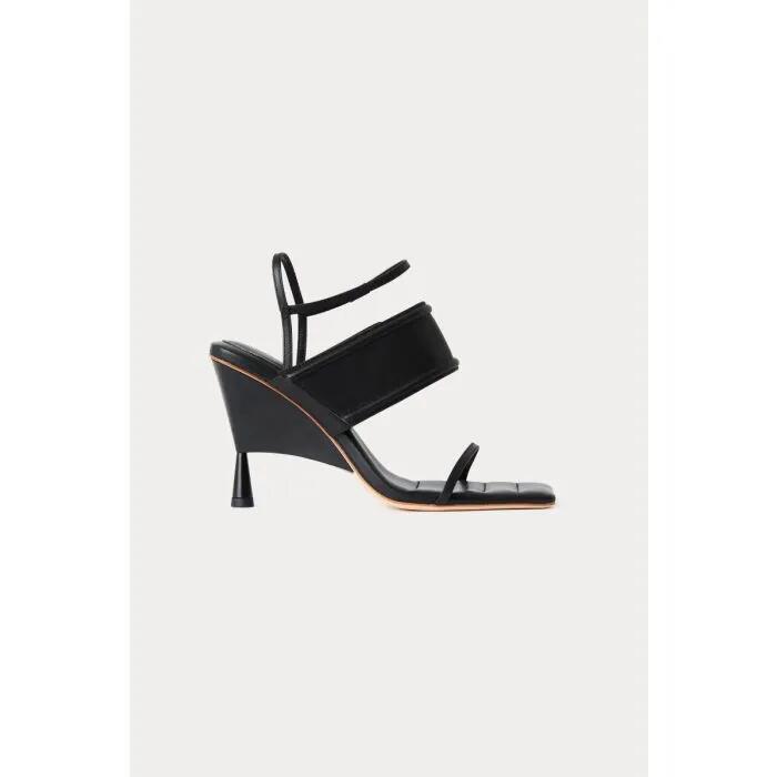 Image of Heels. Productname: Atira Strappy Heel in Black colour by brand - sass and bide