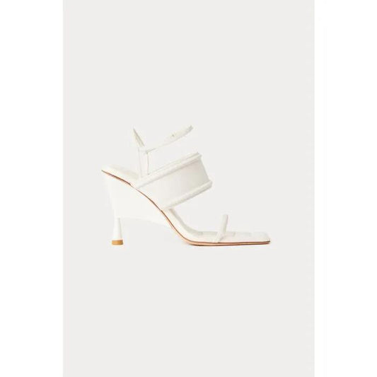 Image of Heels. Productname: Atira Strappy Heel in Ivory colour by brand - sass and bide