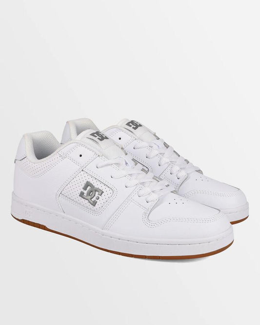 Image of Sneakers. Productname: DC Shoes Mens Manteca 4 Sneakers White/Battleship/White - in White/Battleship/White colour by brand - DC Shoes