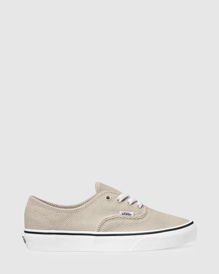 Image of Sneakers. Product name - Vans Authentic Sneakers Mini Cord French Oak in Mini Cord French Oak colour by brand - Vans