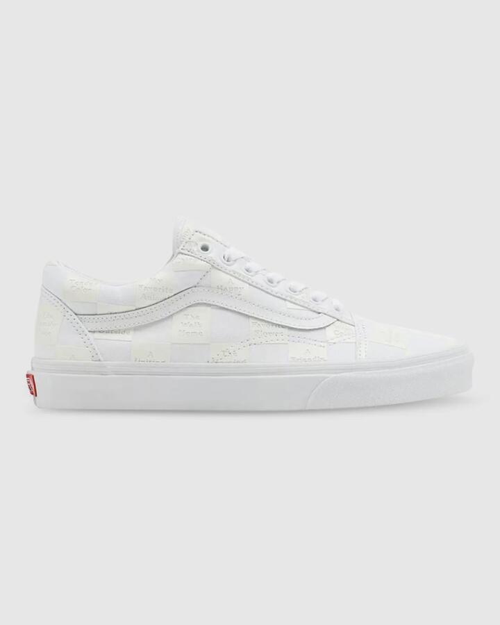 Image of Sneakers. Product name - Vans Old Skool Sneakers True White in True White colour by brand - Vans