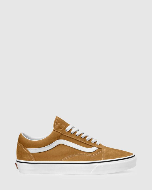 Image of Sneakers. Product name - Vans Old Skool Sneakers Color Theory Golden in Color Theory Golden colour by brand - Vans