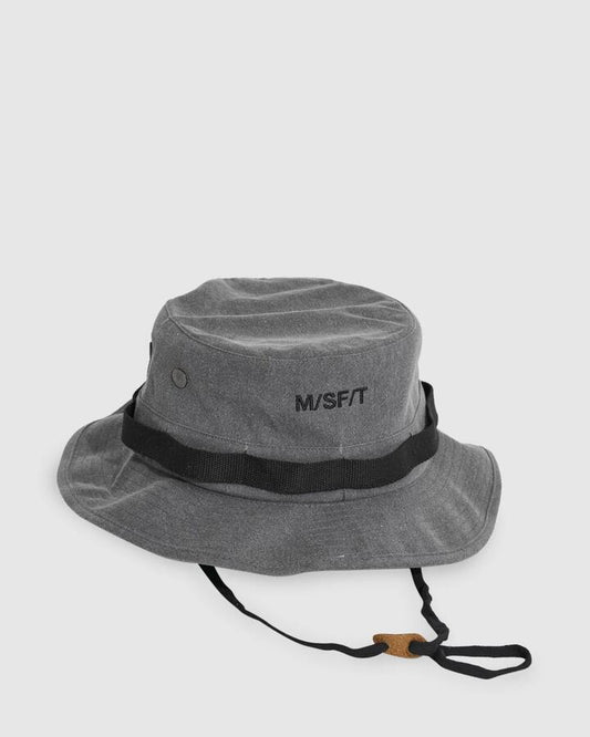 Image of Hats. Productname: Misfit - Mens Damaged Boonie Hat - Pigment Black - in Pigment Black colour by brand - Misfit