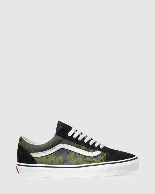 Image of Sneakers. Productname: Vans - Old Skool Sneakers - Rain Camo Green/Mult - in Rain Camo Green/Mult colour by brand - Vans