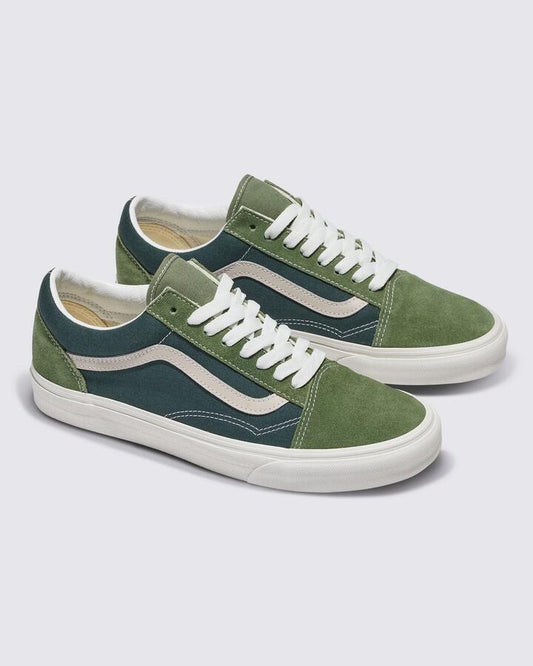 Image of Sneakers. Product name - Vans Old Skool Sneakers Tri-Tone Green in Tri-Tone Green colour by brand - Vans