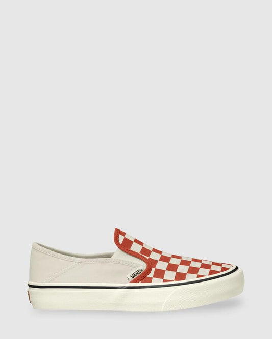 Image of Sneakers. Product name - Vans Slip-On Vr3 Sf Sneakers Checkerboard Red in Checkerboard Red colour by brand - Vans