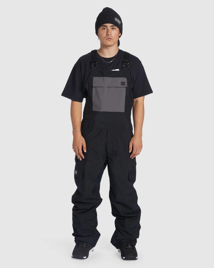 Image of Shoes. Productname: DC Shoes - Mens Docile Bib Snow Pants - Black - in Black colour by brand - DC Shoes