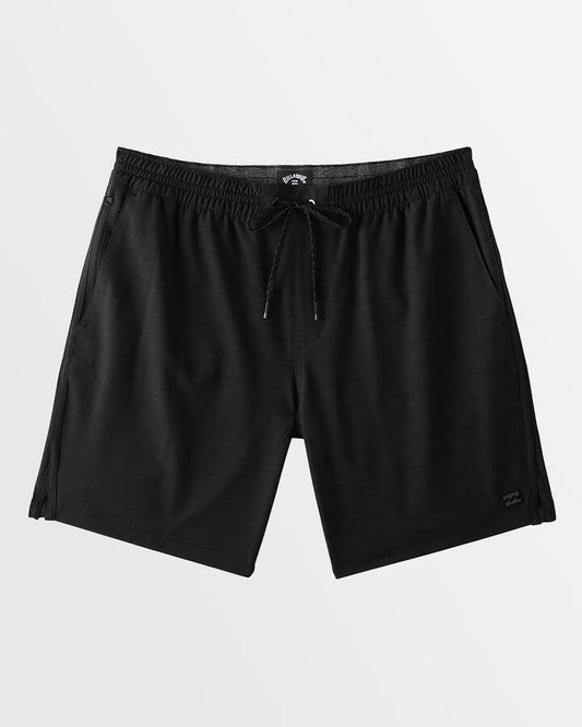 Image of a model wearing Shorts. Productname: Billabong Mens Crossfire Hybrid Shorts Black - in Black colour by brand - Billabong