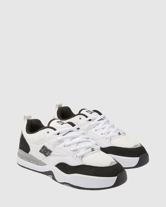 Image of Shoes. Product name - DC Shoes Mens Dc Ascend S Skate Shoes White/Black/Black in White/Black/Black colour by brand - DC Shoes