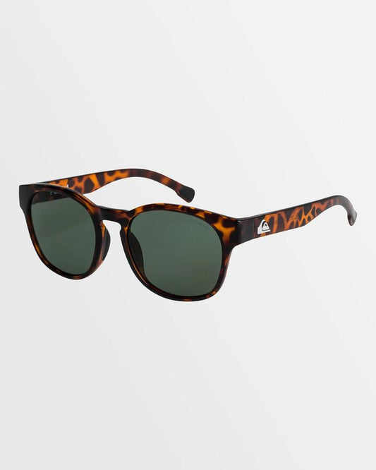 Image of Sunglasses. Productname: Quiksilver - Mens Patrol Polarized Sunglasses - Tortoise Brown/Green Plz - in Tortoise Brown/Green Plz colour by brand - Quiksilver