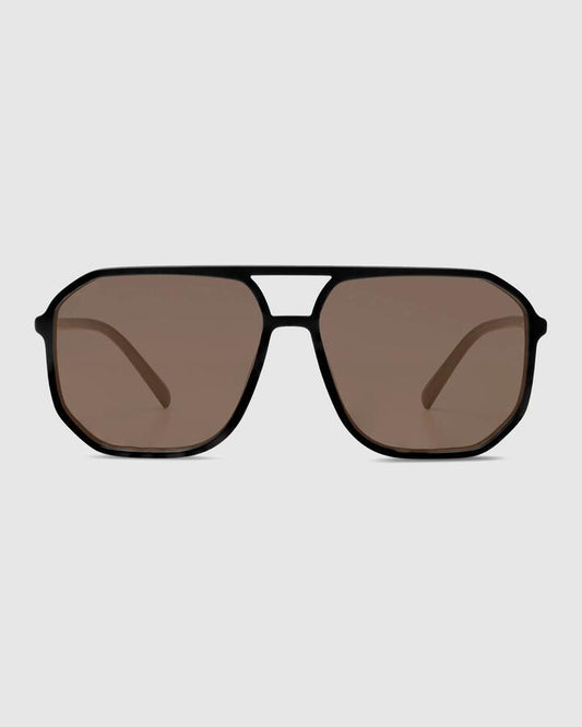 Image of Sunglasses. Product name - Liive Nia Matt Black Sunglasses Matt Black in Matt Black colour by brand - Liive