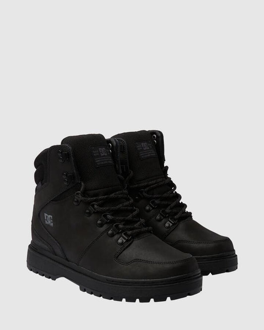 Image of Boots. Productname: DC Shoes - Mens Peary Tr Boots - Black/Black - in Black/Black colour by brand - DC Shoes