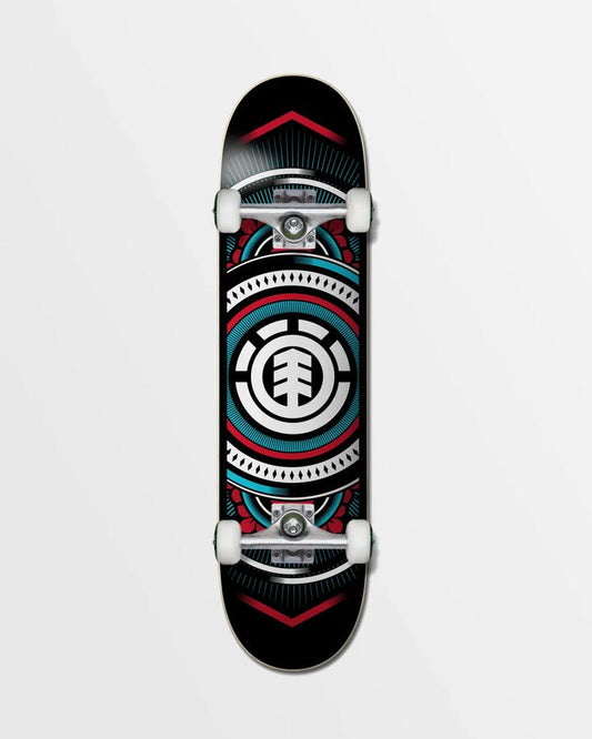 Image of Snowboards. Productname: Element - Hatched Red Blue Complete Skateboard - Assorted - in Assorted colour by brand - Element