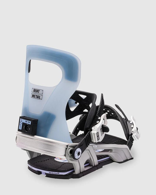 Image of Snowboards. Productname: Bent Metal - Mens Logic Snowboard Bindings - Grey - in Grey colour by brand - Bent Metal