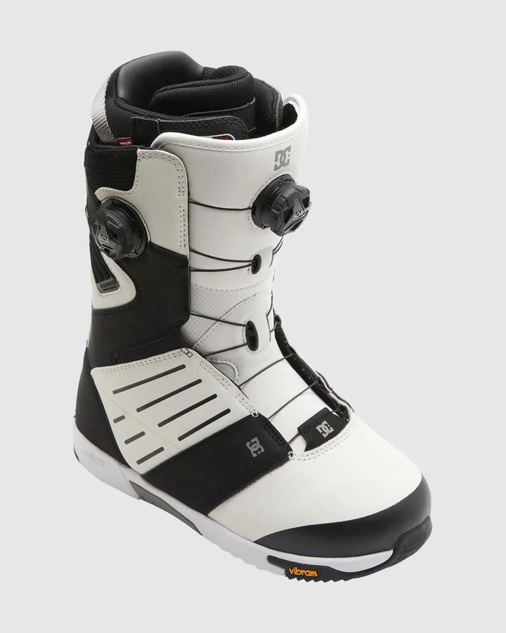 Image of Snowboards. Product name - DC Shoes Mens Judge Boa Snowboard Boots White/Black/Citrus in White/Black/Citrus colour by brand - DC Shoes