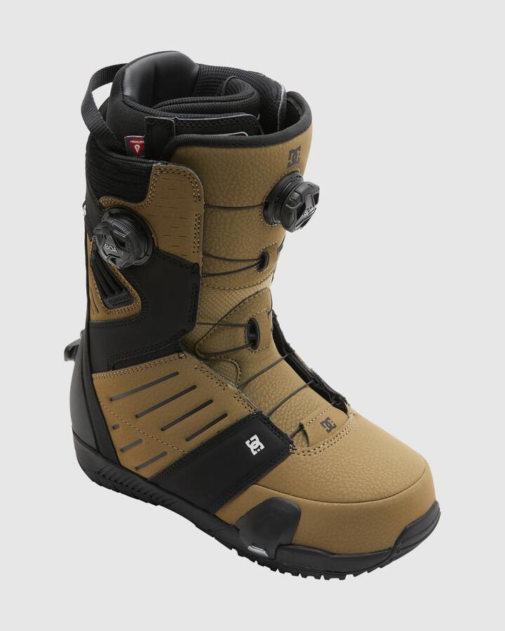 Image of Snowboards. Productname: DC Shoes - Mens Judge Step On Boa Snowboard Boots - Light Brown/Black - in Light Brown/Black colour by brand - DC Shoes