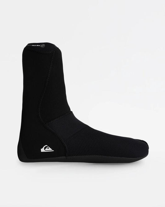 Image of Boots. Product name - Quiksilver Mens 3Mm Highline Split Toe Neoprene Wetsuit Boots Black in Black colour by brand - Quiksilver