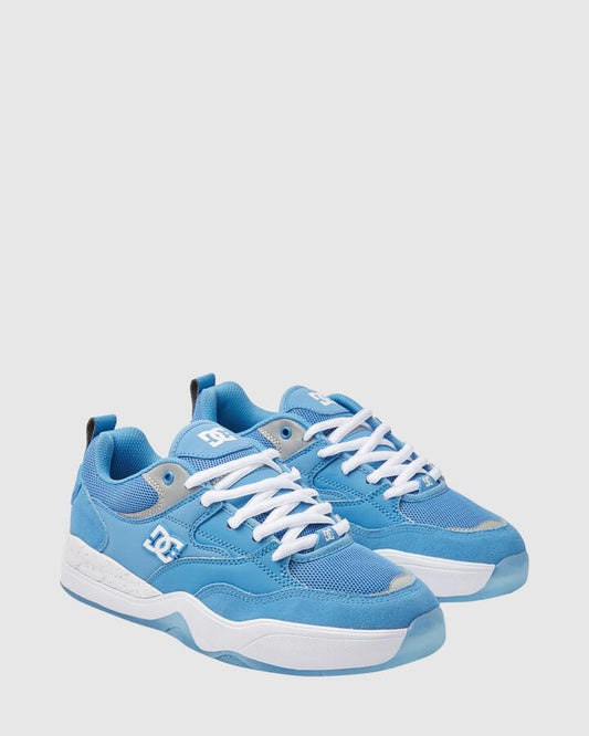 Image of Shoes. Product name - DC Shoes Mens Dc Ascend S Skate Shoes Carolina Blue in Carolina Blue colour by brand - DC Shoes