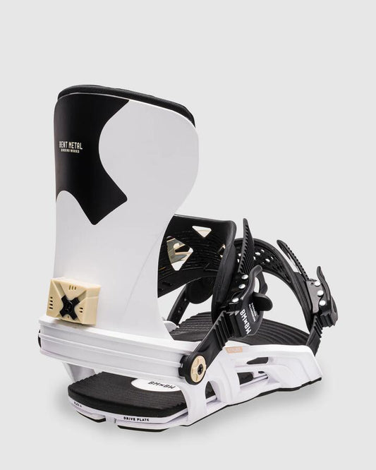 Image of Snowboards. Productname: Bent Metal - Womens Stylist Snowboard Bindings - White - in White colour by brand - Bent Metal