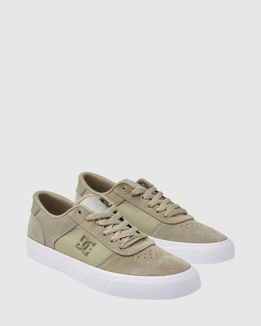 Image of Shoes. Product name - DC Shoes Mens Teknic Skate Shoes Deep Forest in Deep Forest colour by brand - DC Shoes