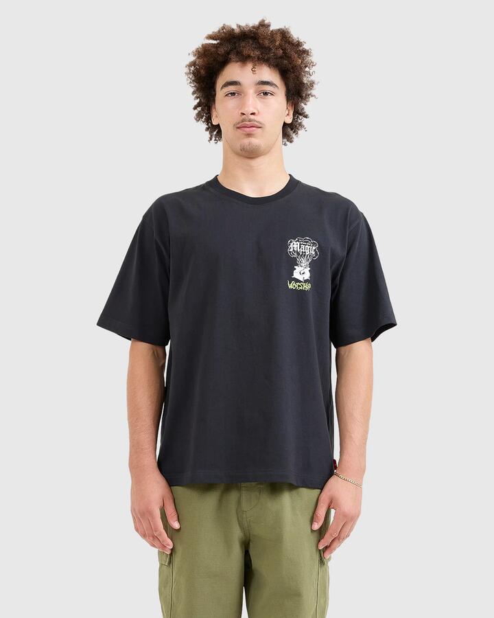 Image of T-Shirts. Product name - Worship Mens Potion T-Shirt Black in Black colour by brand - Worship