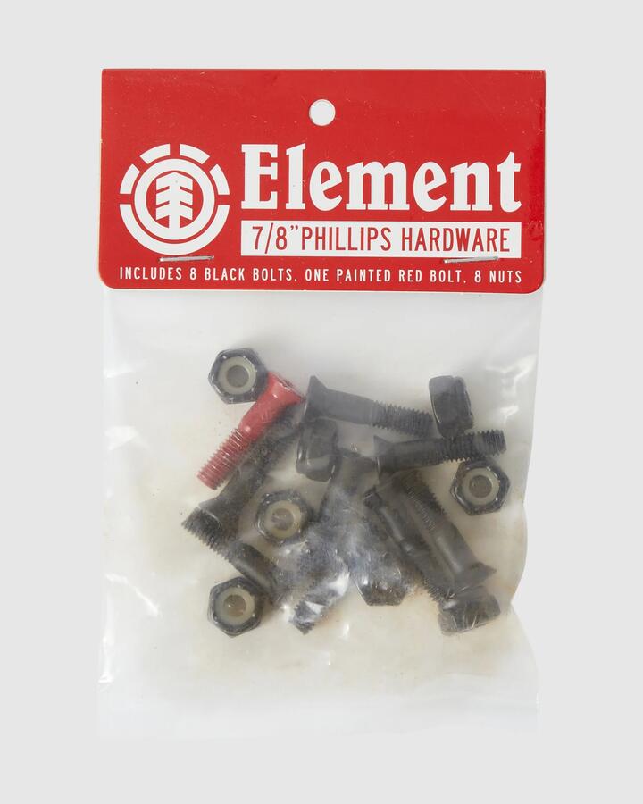 Image of Skateboarding. Product name - Element 7/8" Allen Skateboard Hardware Assorted - in Assorted colour by brand - Element