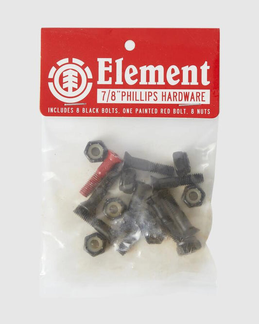 Image of Skateboarding. Product name - Element 7/8" Allen Skateboard Hardware Assorted - in Assorted colour by brand - Element