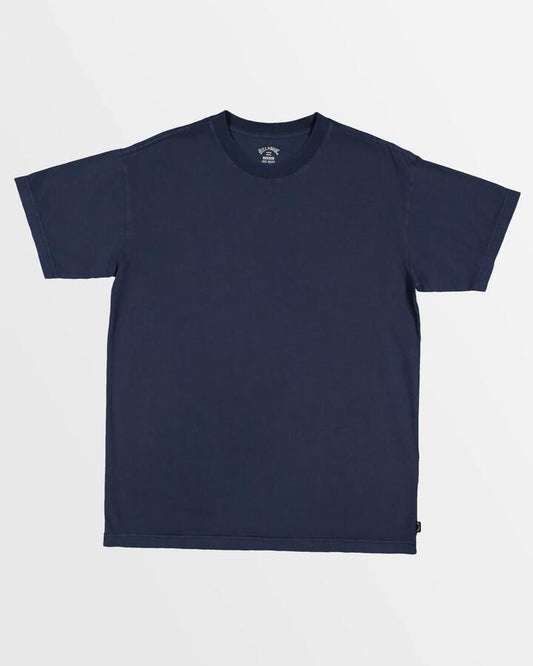 Image of T-Shirts. Product name - Billabong Mens Premium Wave Wash T-Shirt Dusty Navy in Dusty Navy colour by brand - Billabong