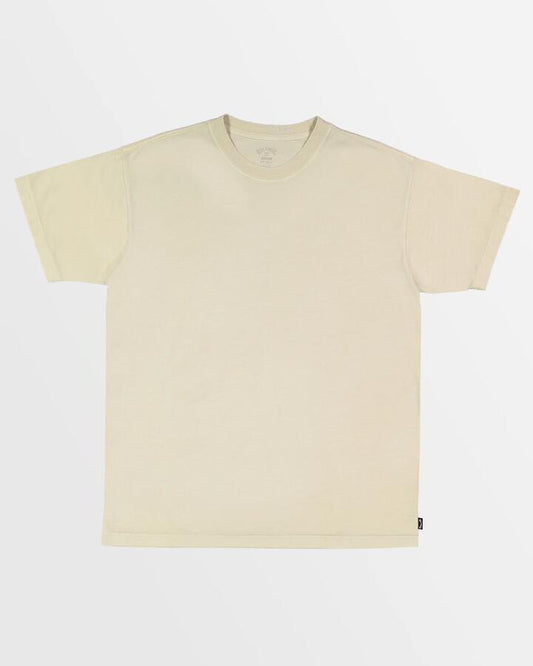 Image of T-Shirts. Product name - Billabong Mens Premium Wave Wash T-Shirt Cream in Cream colour by brand - Billabong