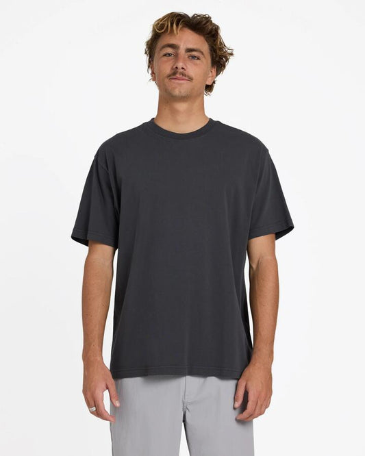 Image of T-Shirts. Product name - Billabong Mens Premium Wave Wash T-Shirt Washed Black in Washed Black colour by brand - Billabong