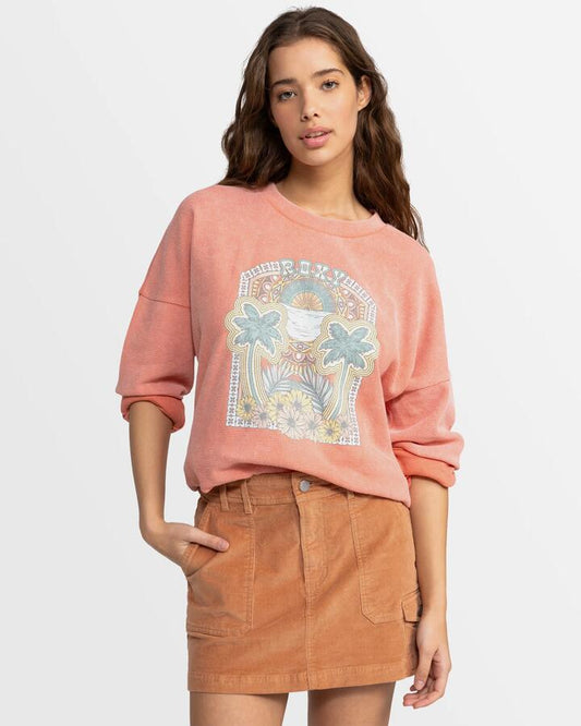 Image of a model wearing Skirts. Productname: Roxy - Womens Roll With It Mini Skirt - Camel - in Camel colour by brand - Roxy