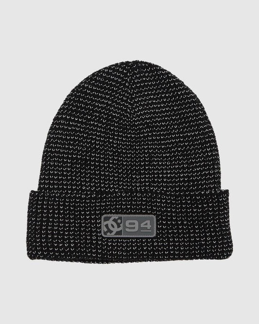 Image of Hats. Productname: DC Shoes - Mens Sight Beanie - Reflective Black - in Reflective Black colour by brand - DC Shoes