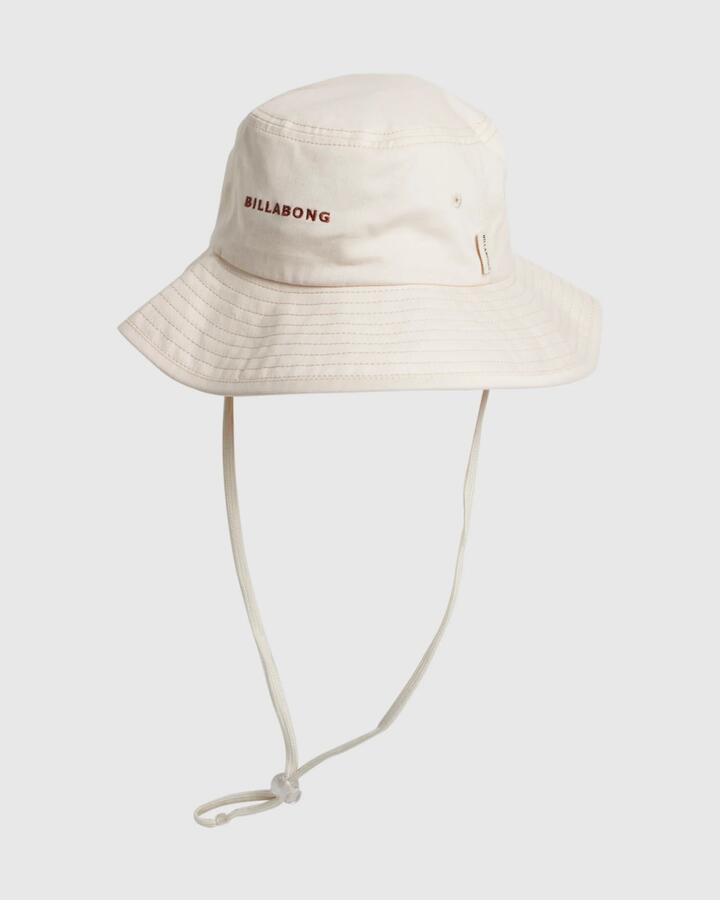 Image of Hats. Product name - Billabong Womens Society Bucket Hat Stone in Stone colour by brand - Billabong