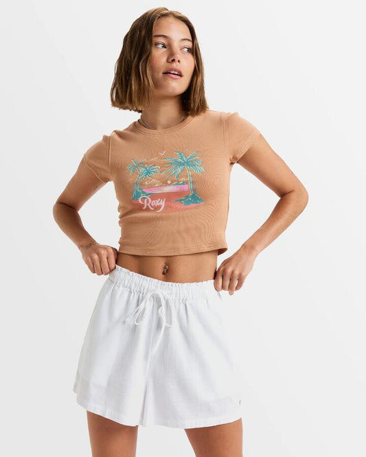 Image of Accessories. Productname: Roxy - Womens Place To Be Walkshorts - Bright White - in Bright White colour by brand - Roxy