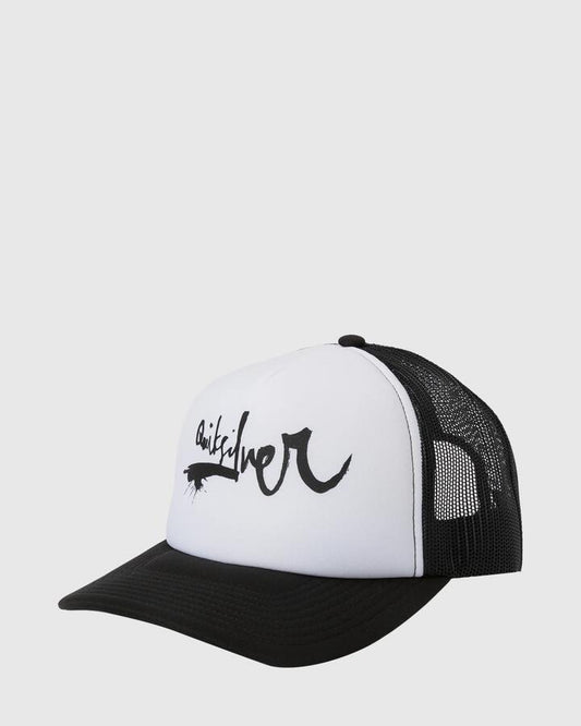 Image of Hats. Productname: Quiksilver Mens Dna Impaired Trucker Cap Black - in Black colour by brand - Quiksilver