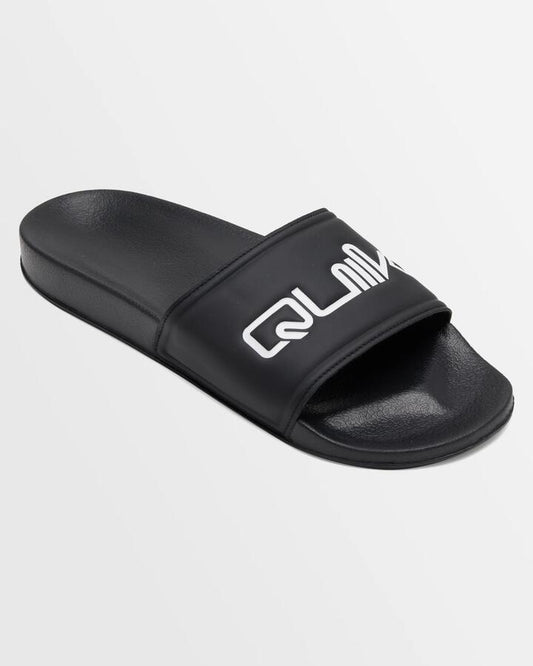 Image of Slippers. Productname: Quiksilver Mens Sessions Slides Black 2 - in Black 2 colour by brand - Quiksilver